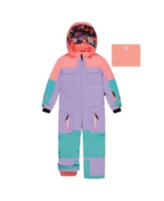 Toddler Girls ( 4T 5T ) One Piece Teknik Snowsuit