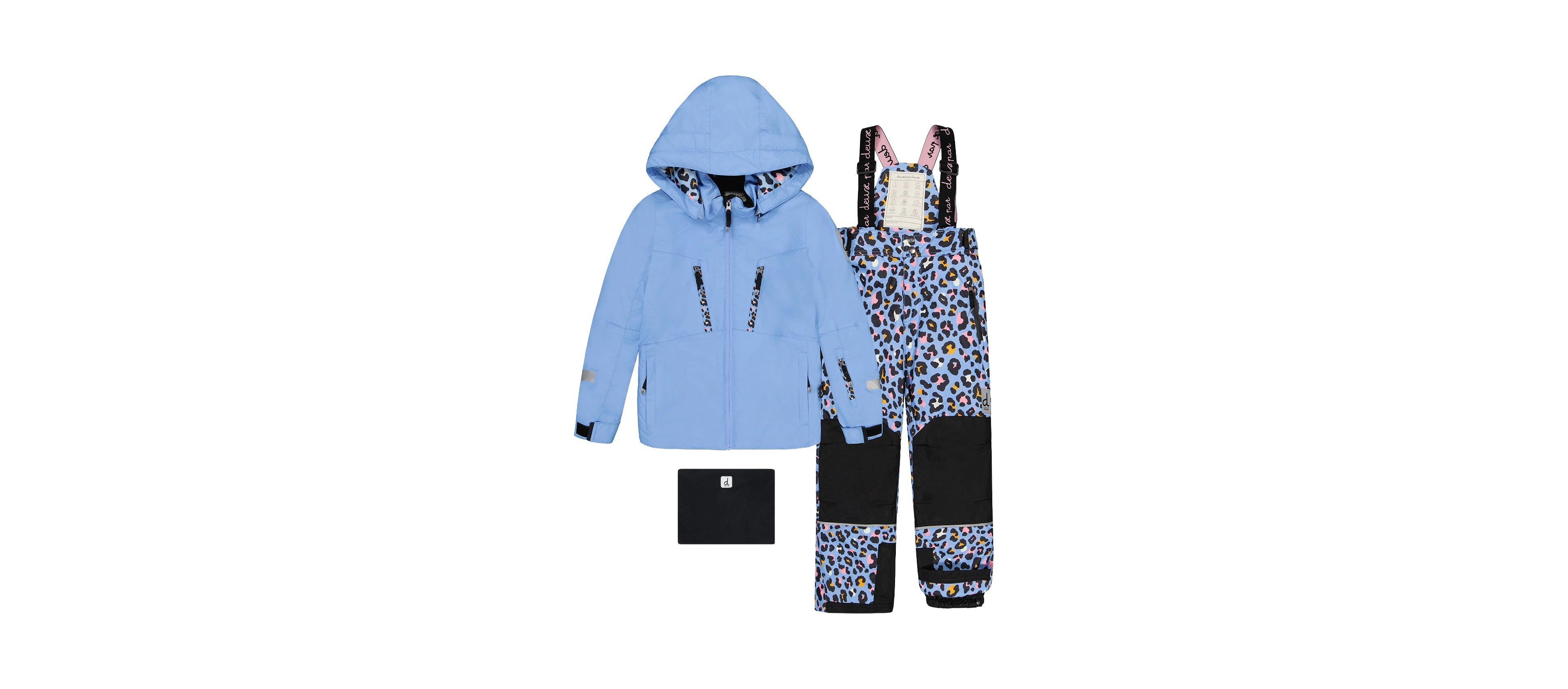 Deux par Deux Toddler Girl's (4T-5T) Two Piece Teknik Snowsuit