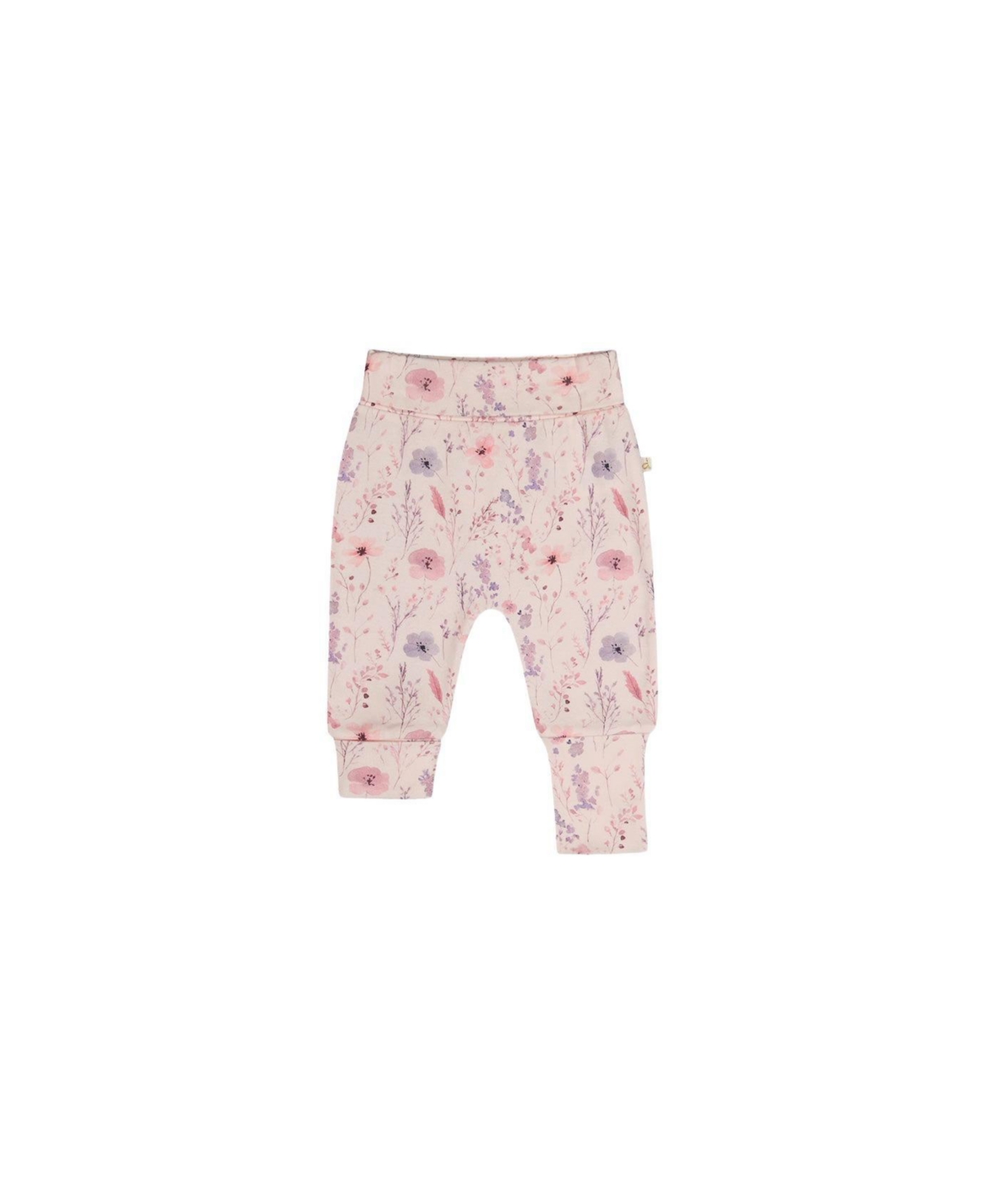 Deux par Deux Baby Girls' Evolutive Pull-On Floral-Print Pants - Pink printed flowers