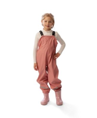 Little and Big Girl's (6-14) Rain Overalls
