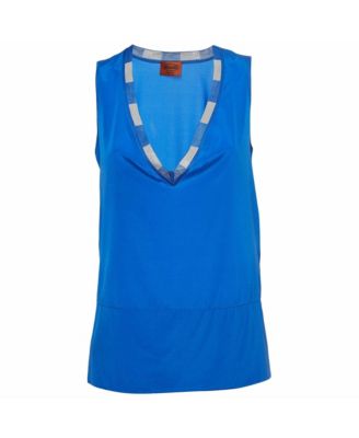Women's Silk V-Neck Sleeveless Top