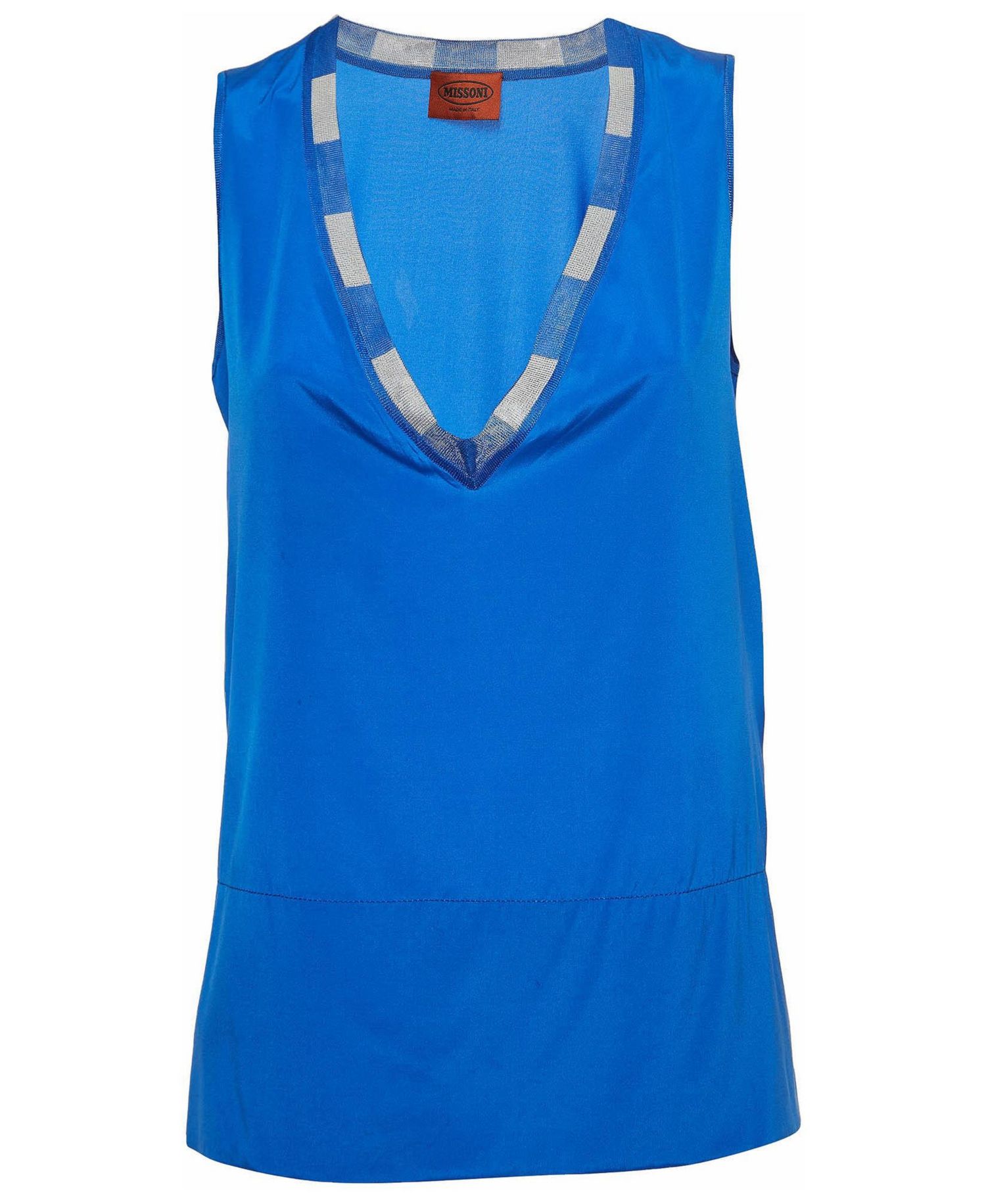 Women's Silk V-Neck Sleeveless Top