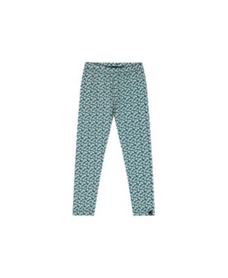 Little Girls (6-12) Cotton Leggings Daisy Print