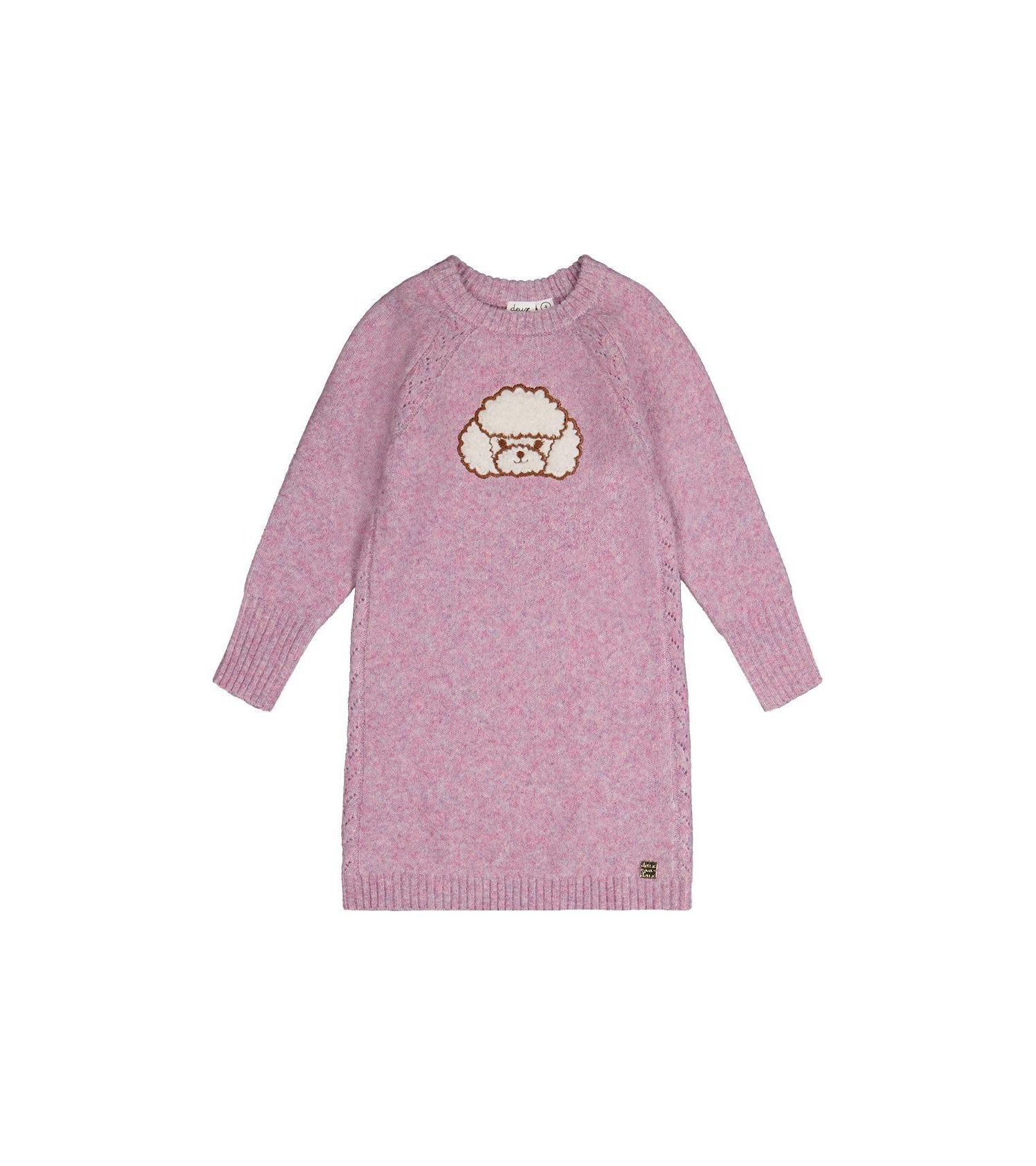 Little Girls (7-12) Poodle Knit Dress