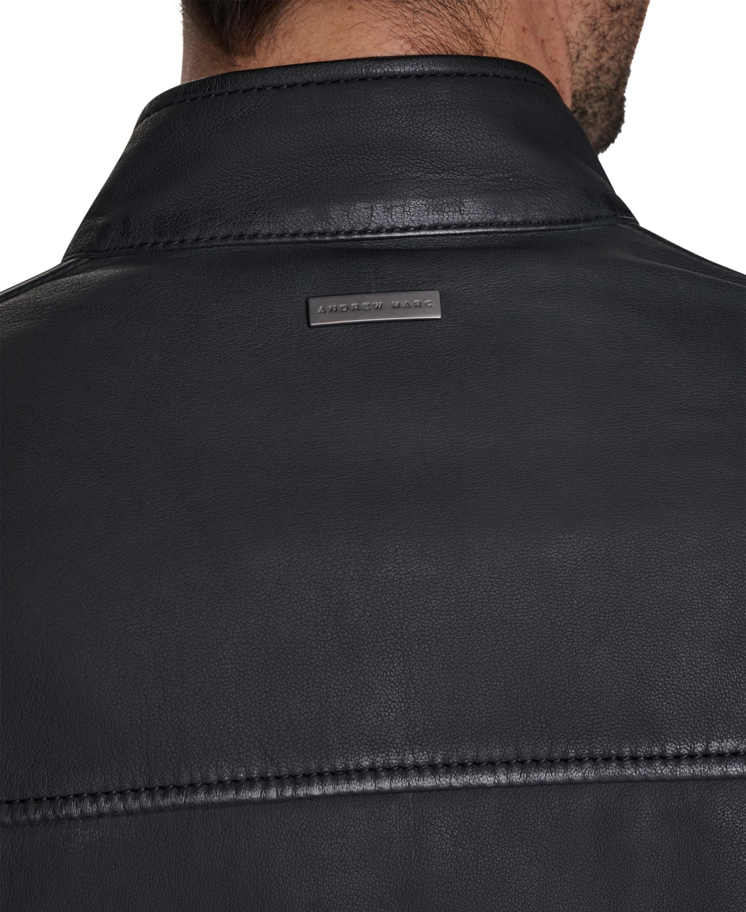 Men's Sueded Finish Zip Chest Jacket