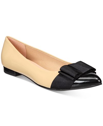 French Sole FS/NY Onstage Embellished Pointed-Toe Flats