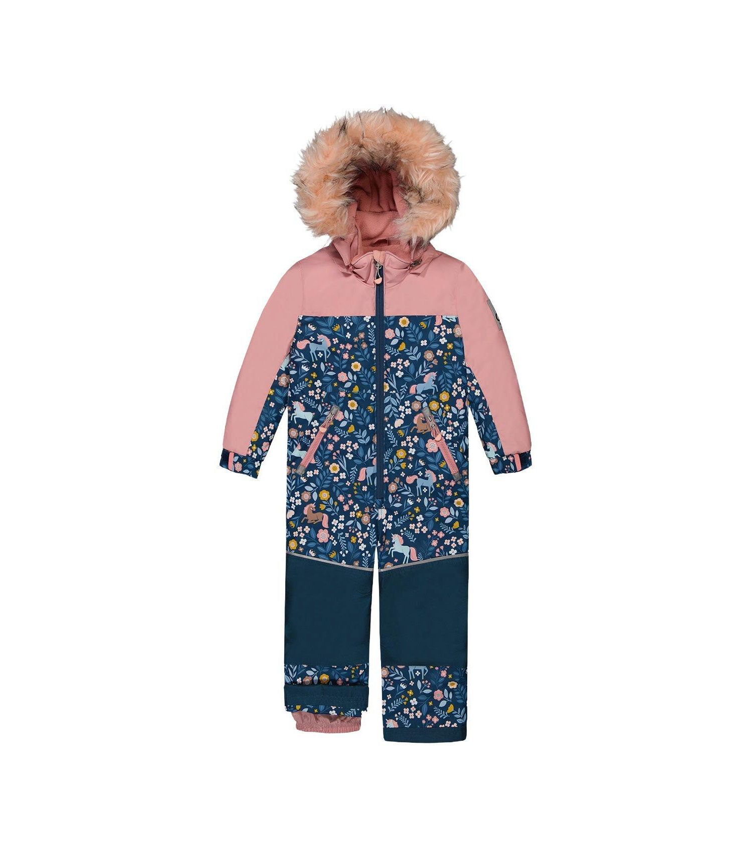 Little Girls ( 6 to 8 ) One Piece Discover Snowsuit Unicorn Print