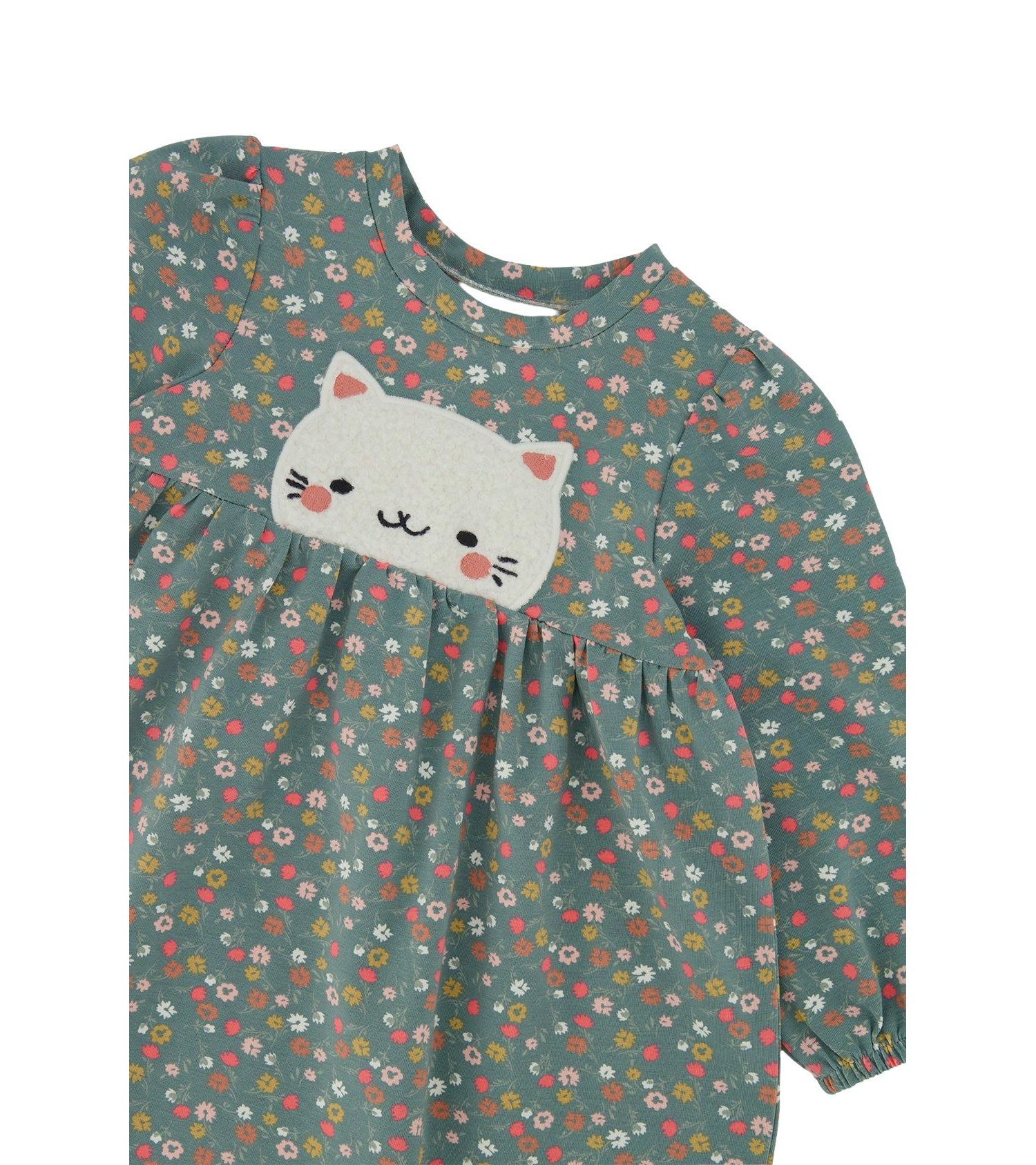 Baby Girls ( 12 M to 24 M ) Cotton Printed Dress Floral Print