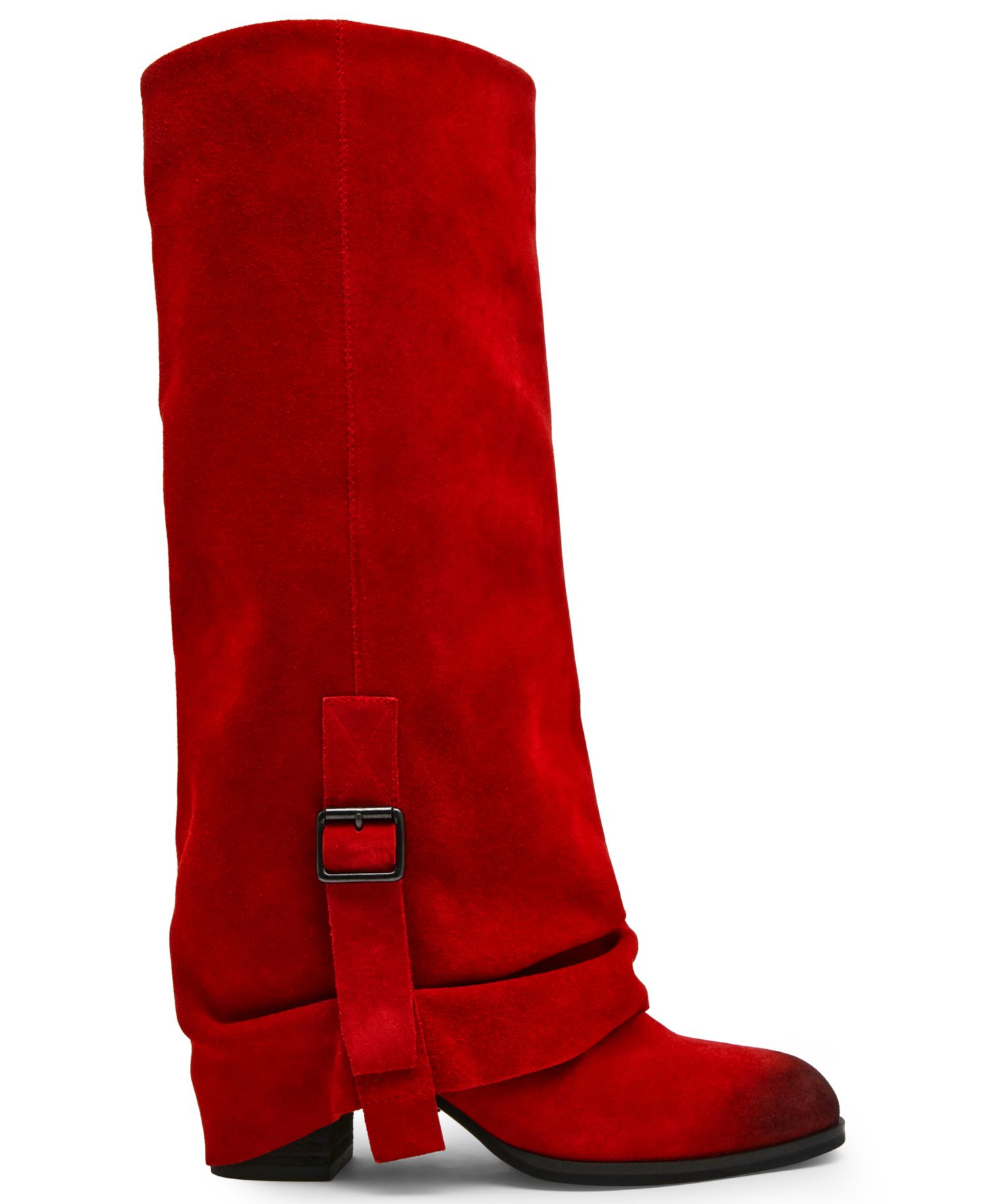 Women's Bozeman Cuffed Block Heel Tall Slouch Boots
