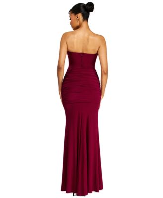 Burgundy Prom Dress