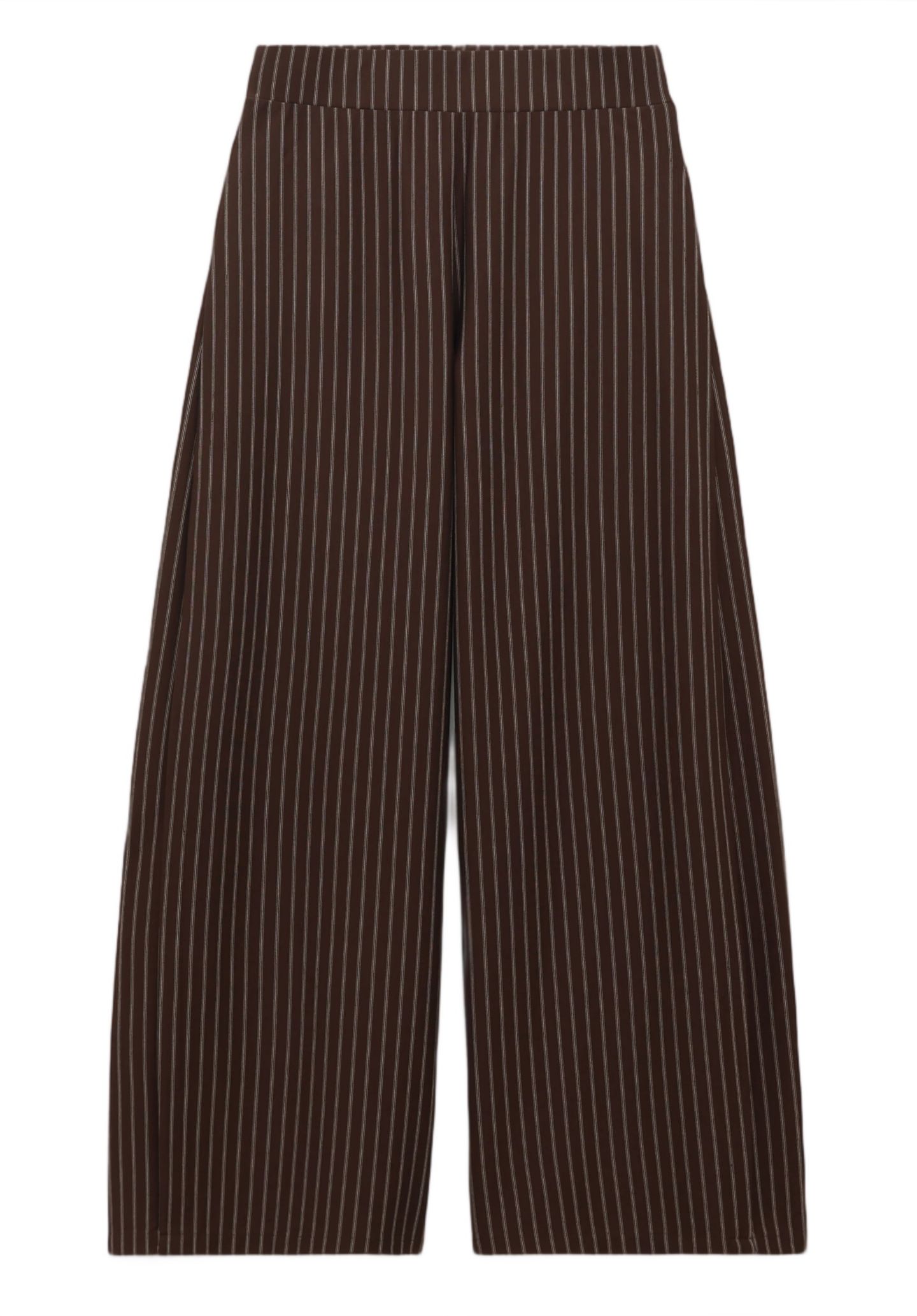 Женские брюки Hush Revyn Pinstripe Wide-Leg Pull-On, цвет: Тёмный коричневый — фото 6