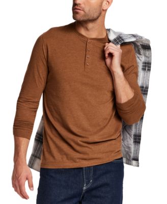 Men's Long-Sleeve Henley Shirt  