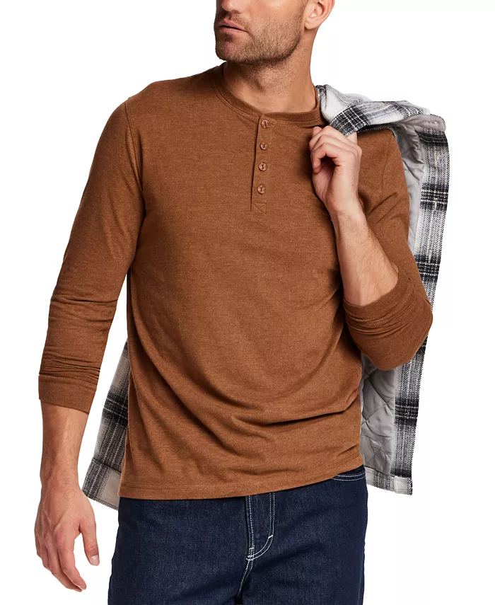Men's Long-Sleeve Henley Shirt