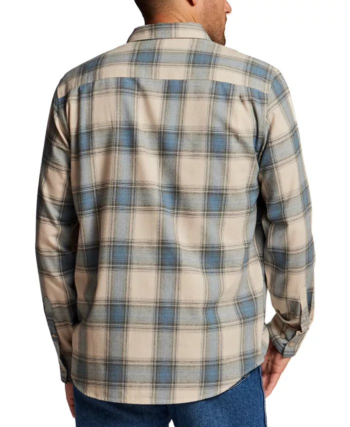 Men's Button-Front Flannel Shirt - thumbnail 10