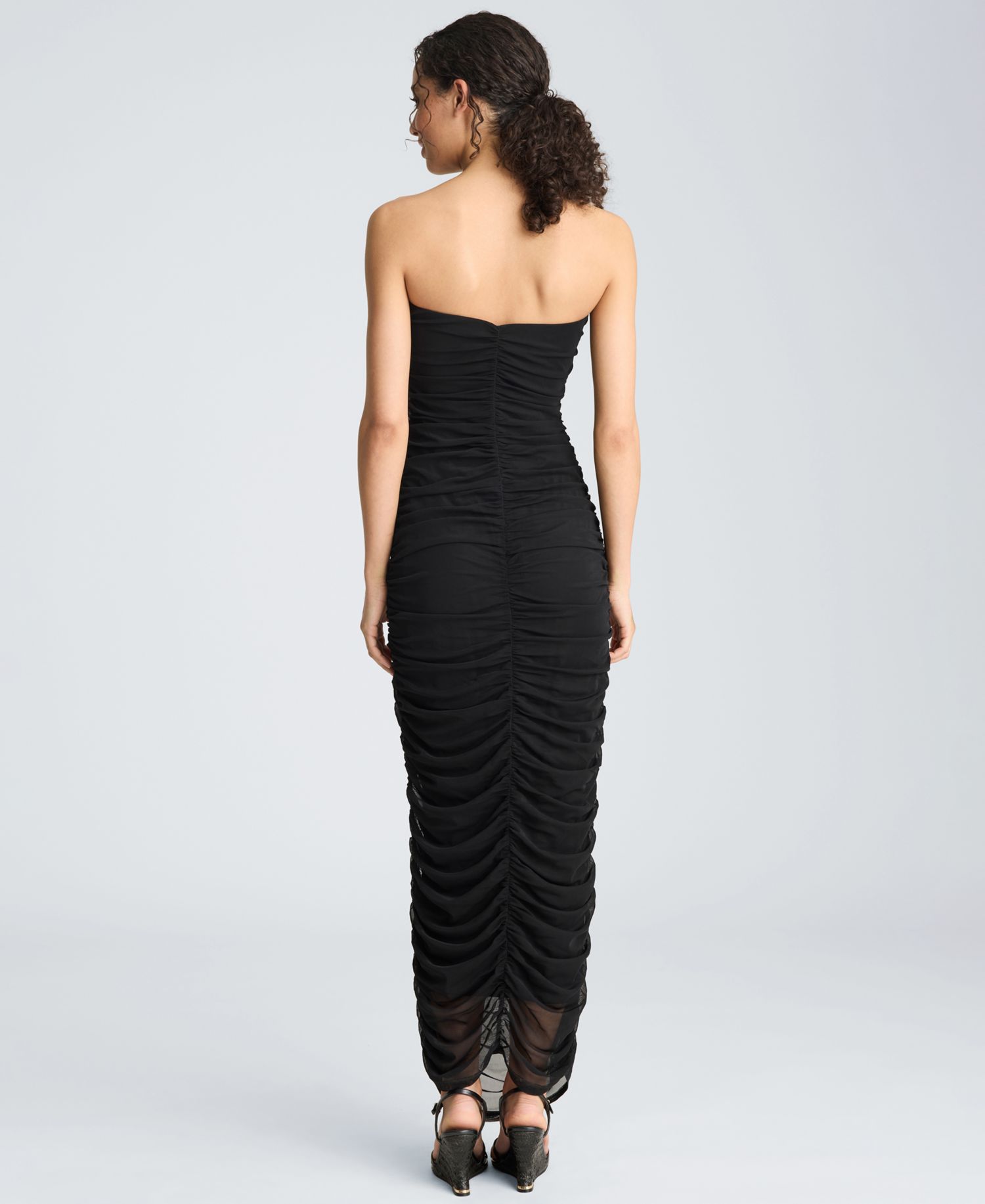 Women's Strapless Midi Dress