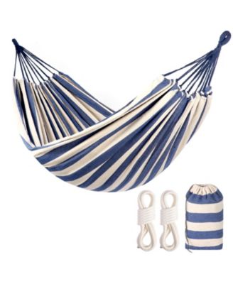 Portable Camping Hammock With Straps Travel Bag 616lbs Weight Capacity