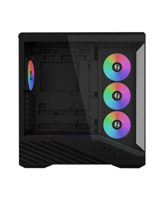 V100 Tempered-Glass Mid-Tower ARGB Lighting ATX Case [Compatible with ITX, M-ATX, ATX, E-ATX Motherboards]