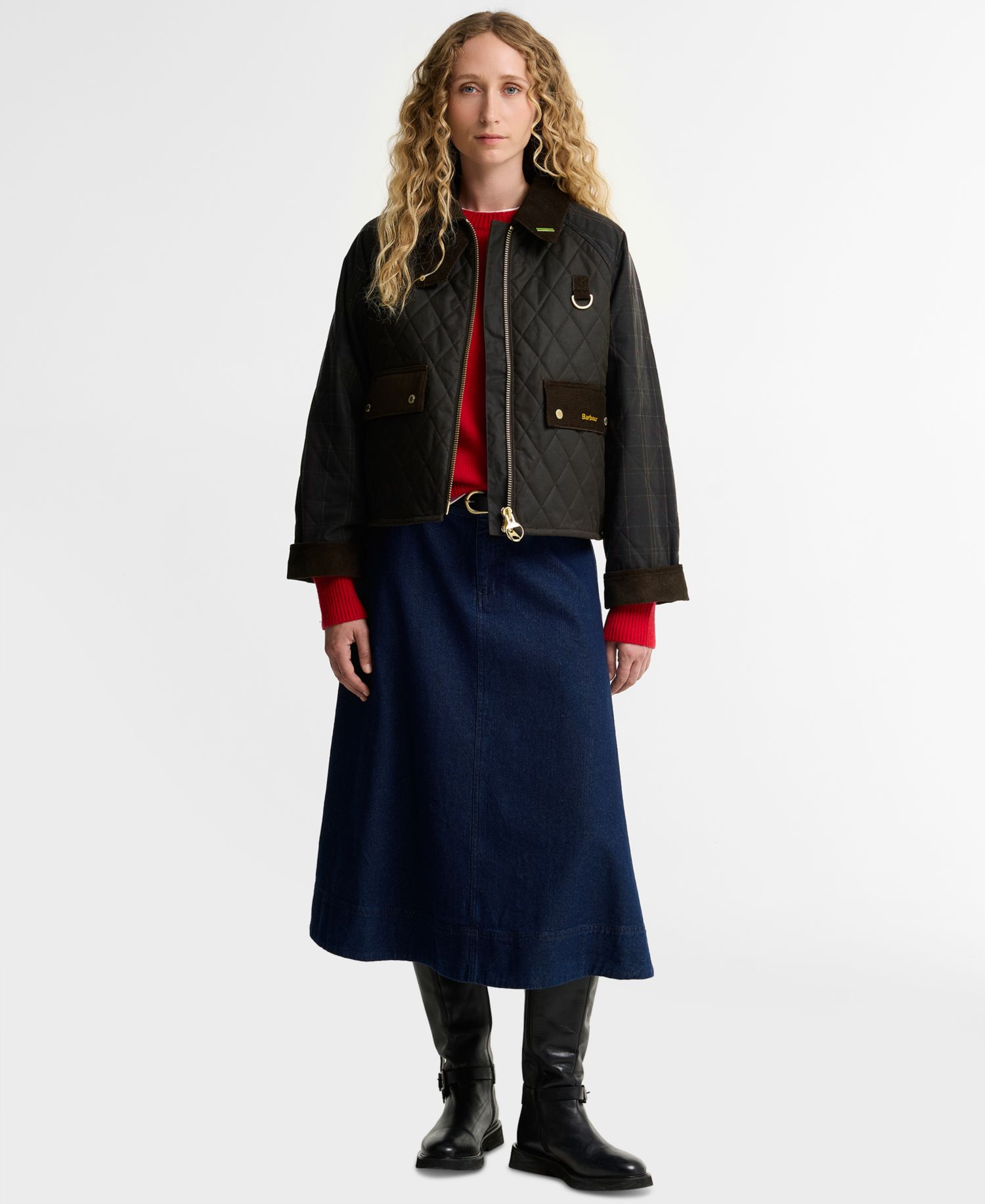 Women's Tartan Icon Wax Quilt Jacket