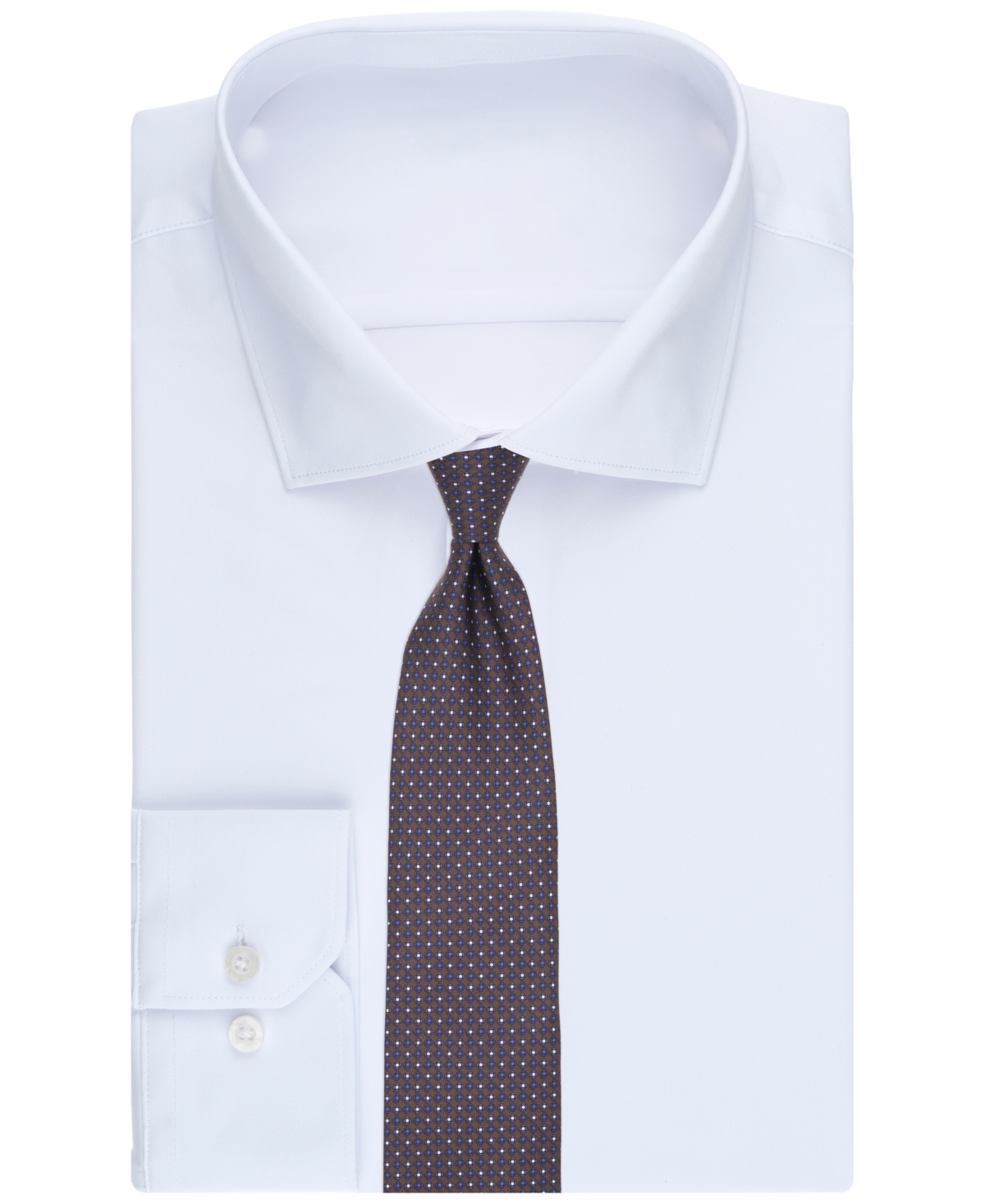 Club Room Men's River Neat Print Classic Tie