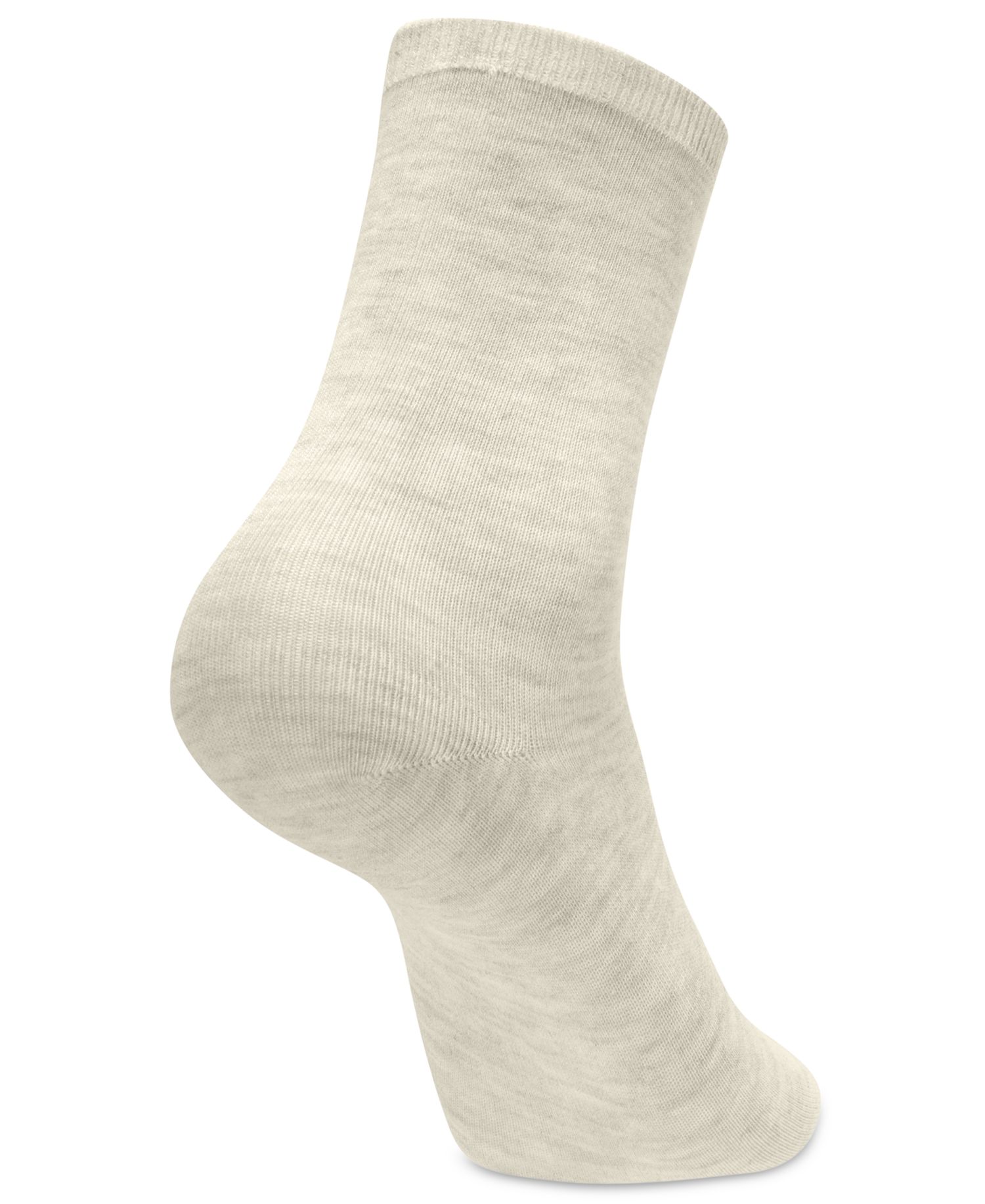 Women's Convertible Ribbed Short Crew Socks, 3-Pack