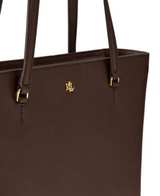 Crosshatch Leather Medium Karly Shopper Tote Handbag thumbnail 6