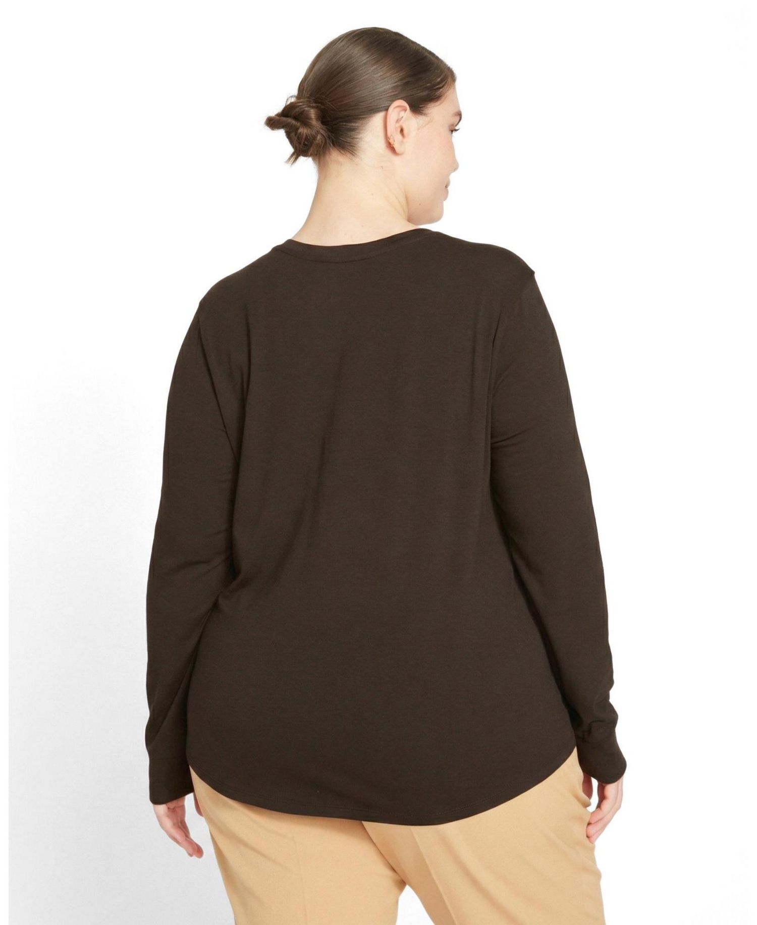 Plus Size Long Sleeve V Rex