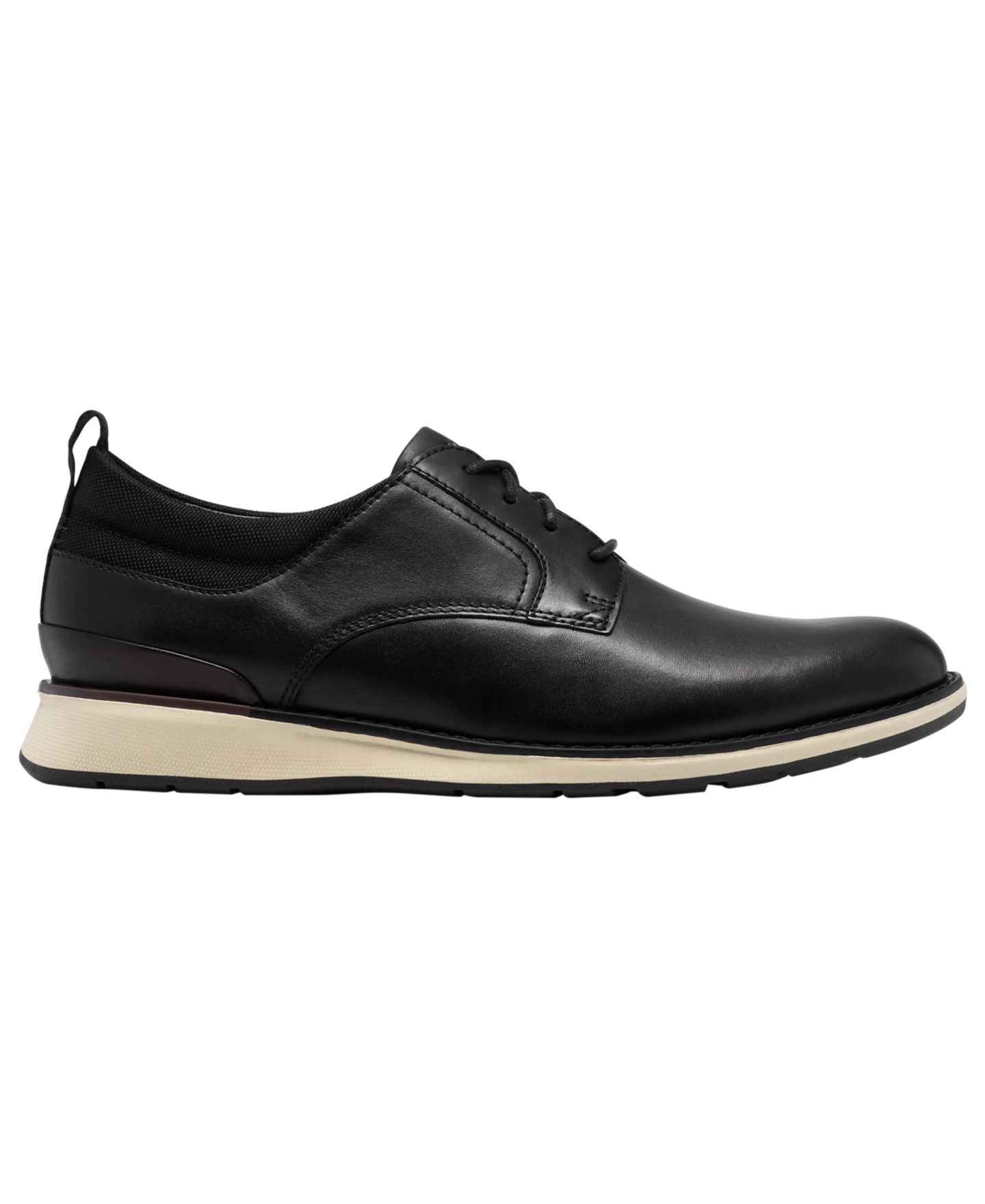 Мужская обувь Clarks Flex Hybrid Casual Shoes, цвет: Чёрный кожаный — фото 2