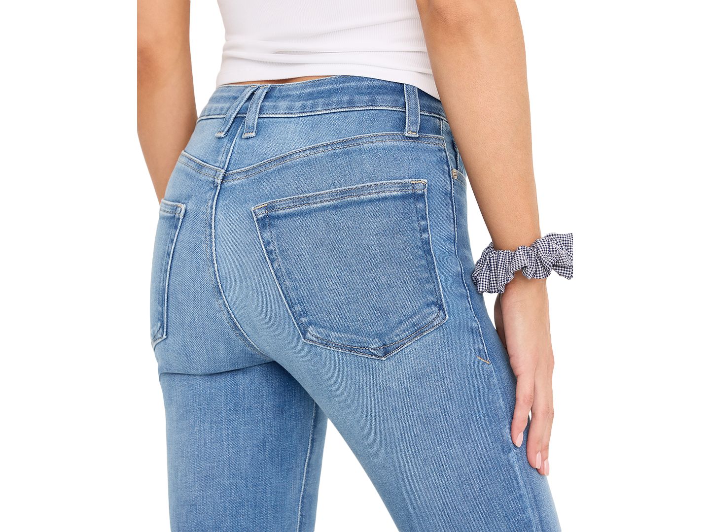 Женские джинсы Good American Soft Tech Good Classic Bootcut High-Rise, цвет: Soft Tech Good Classic Bootcut Jeans — фото 4