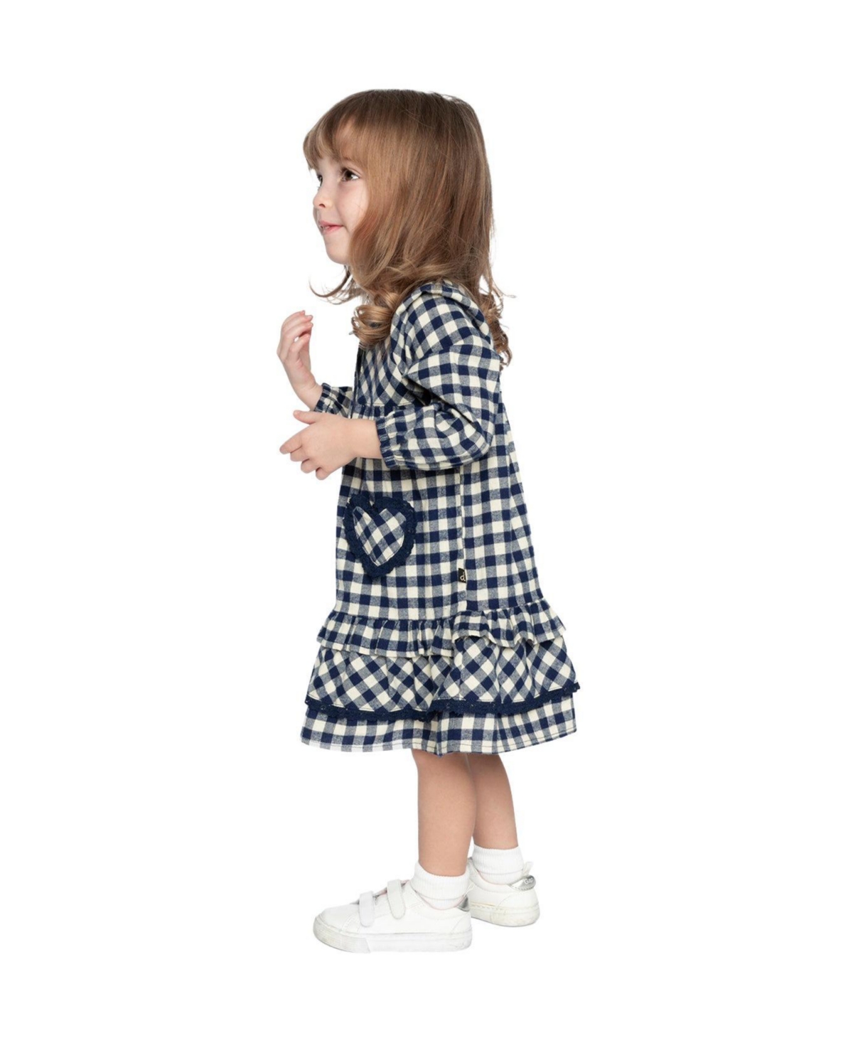 Deux par Toddler Girls 2T-5T Shirt Dress with Frills