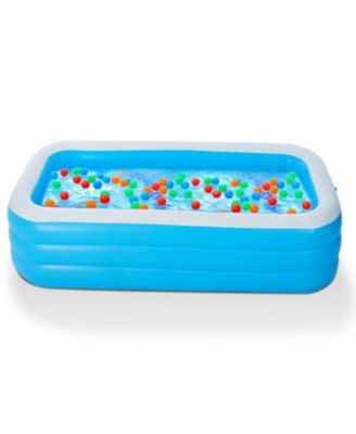 Inflatable Swimming Pools Family Swim Play Center Pool Blow up Kiddie Pool for Family Inflatable Lounge Pool