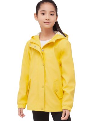 Girls (4 - 18) Waterproof Rain Coat Rubberized Jacket