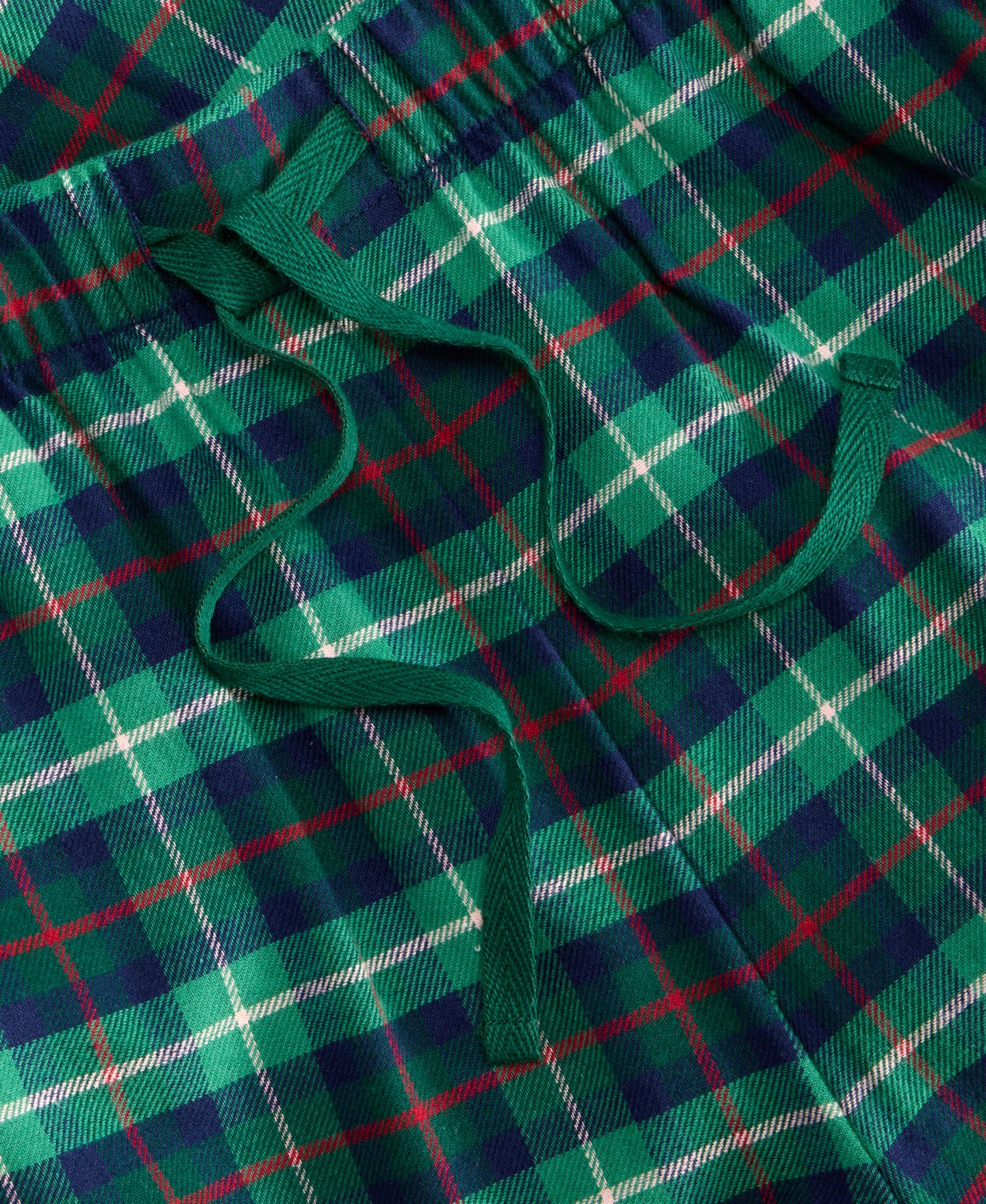 Пижамные брюки, хлопок, фланель — Charter Club, цвет: Зелёный клетчатый — фото 4