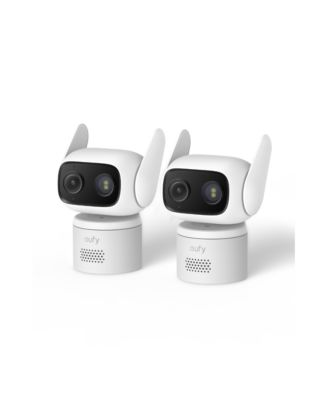 C31 Indoor/Outdoor Wired 360 Coverage Color Night Vision Security Camera, 2-Piece