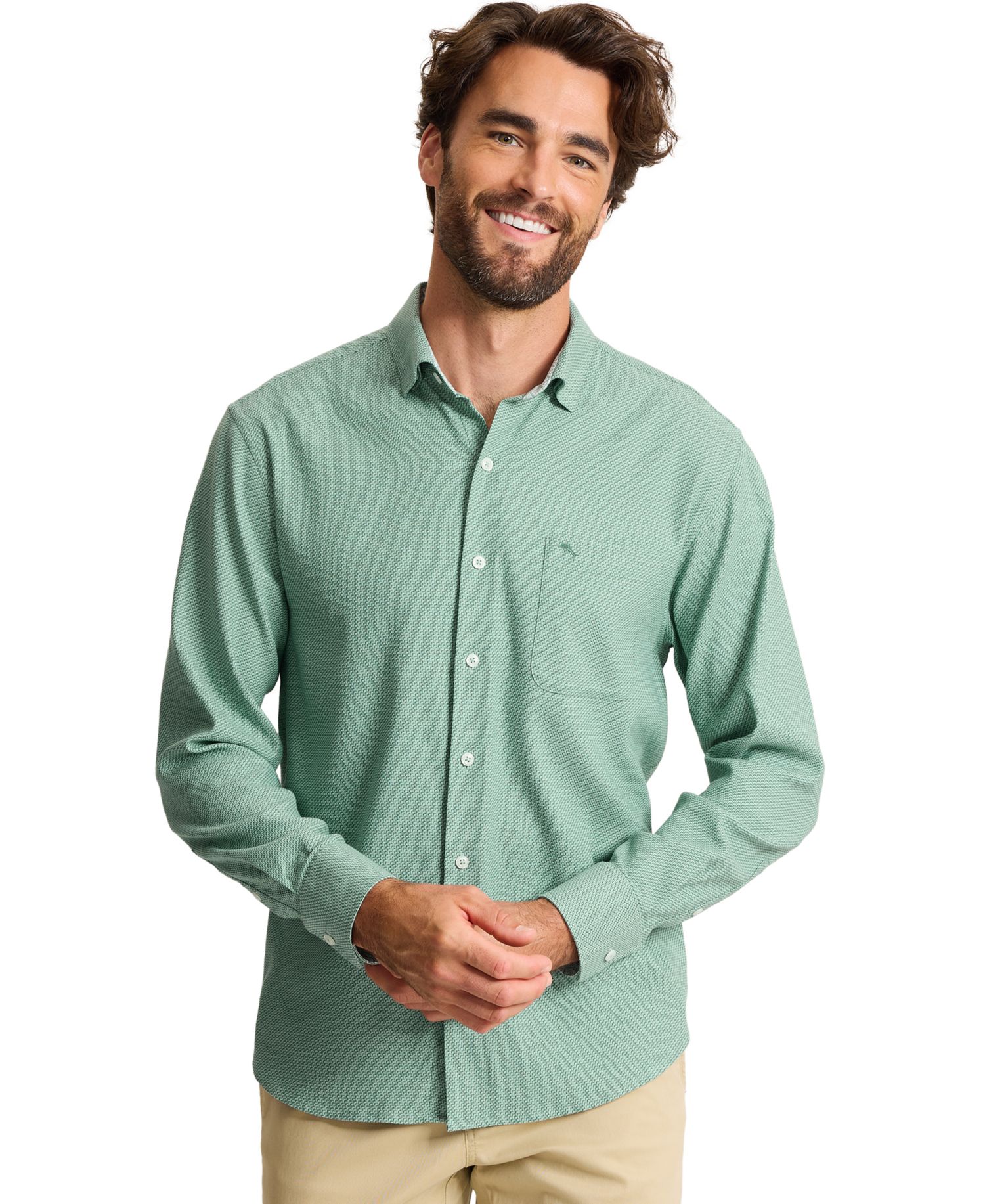 Men's Solid Woven Shirt