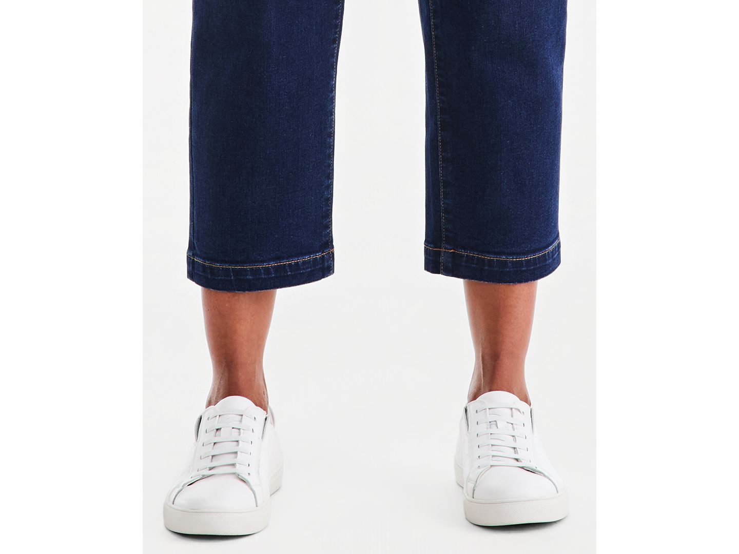 Женские джинсы Style & Co Petite High-Rise Straight-Leg Pull-On, цвет: Глубокий чёрный — фото 10