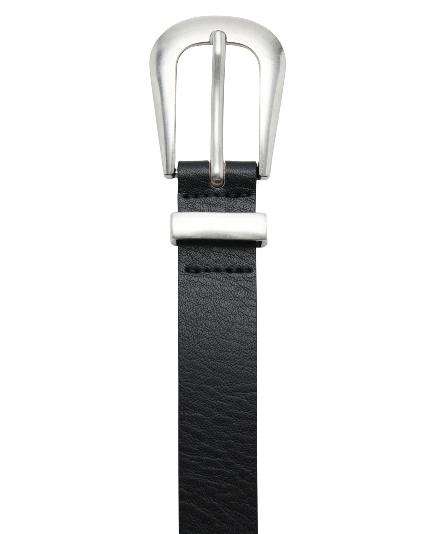 Women's Metal Detail Leather Belt