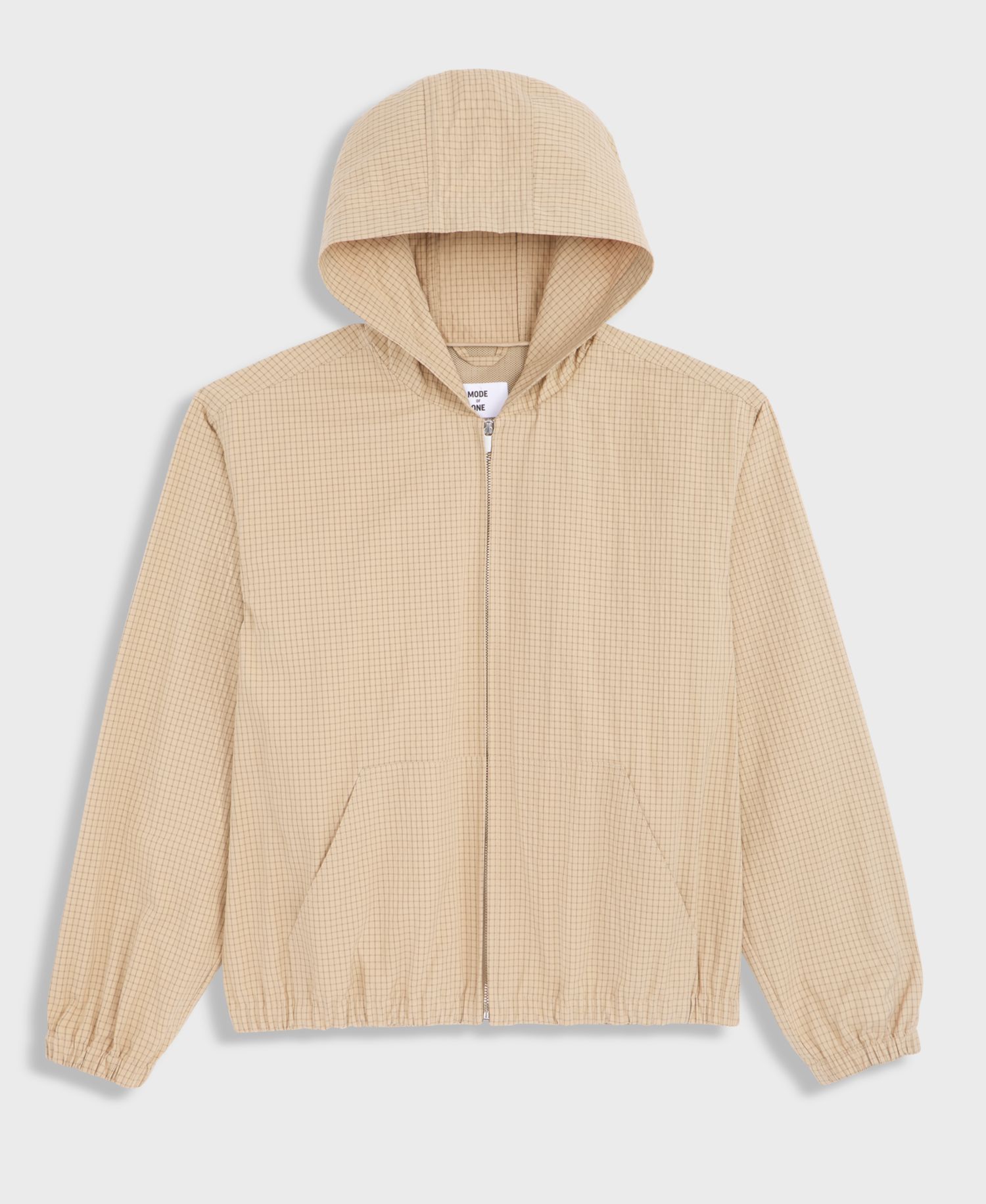 Men's Checker Ripstop Hooded Jacket