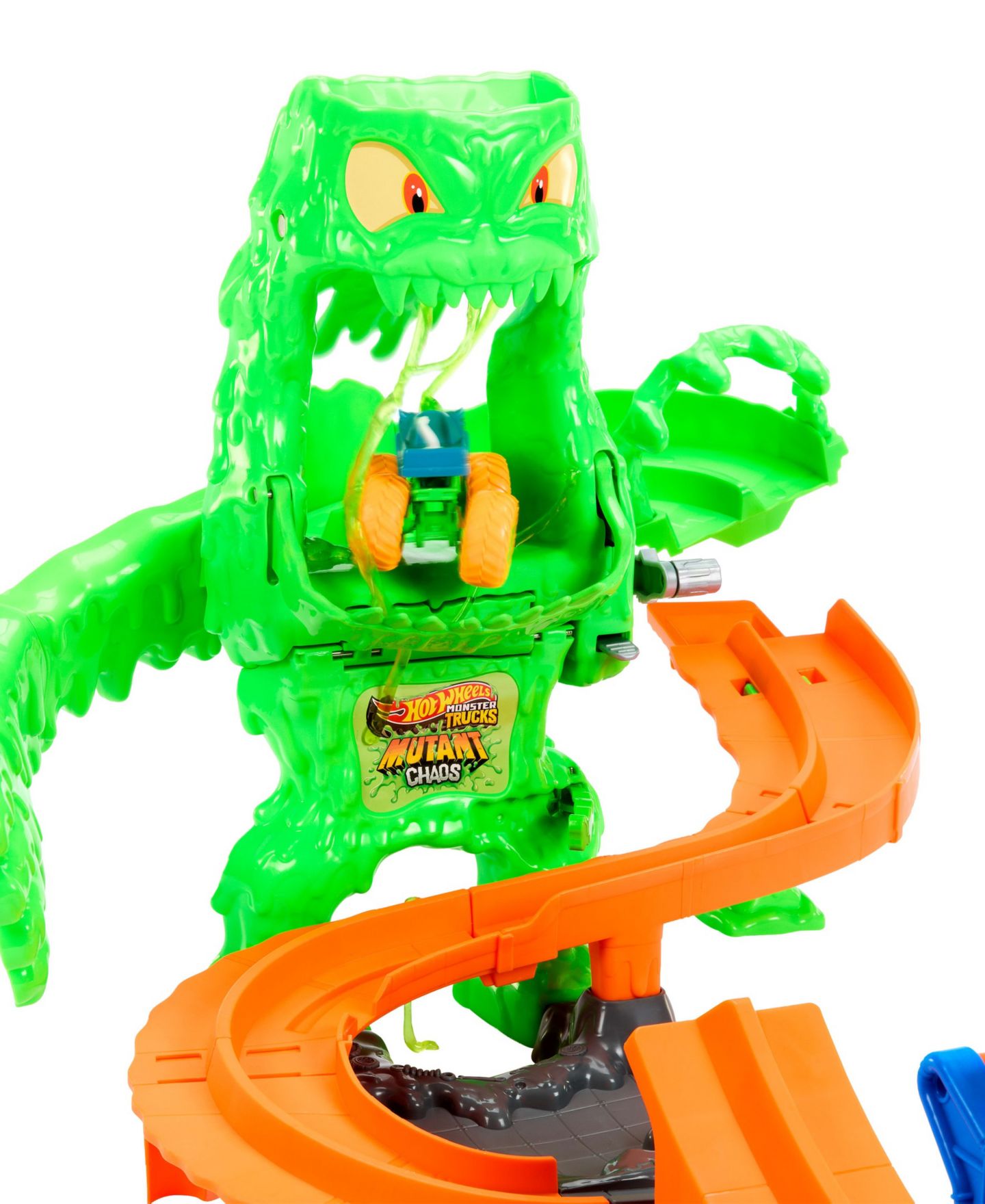 Игровой набор Hot Wheels Mutant Monster Takedown со слаймом, масштаб 1:64 — фото 3