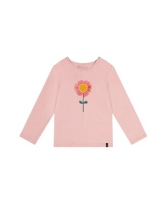 Little and Big Girl (6 -12)Long Sleeve Organic Cotton T-Shirt