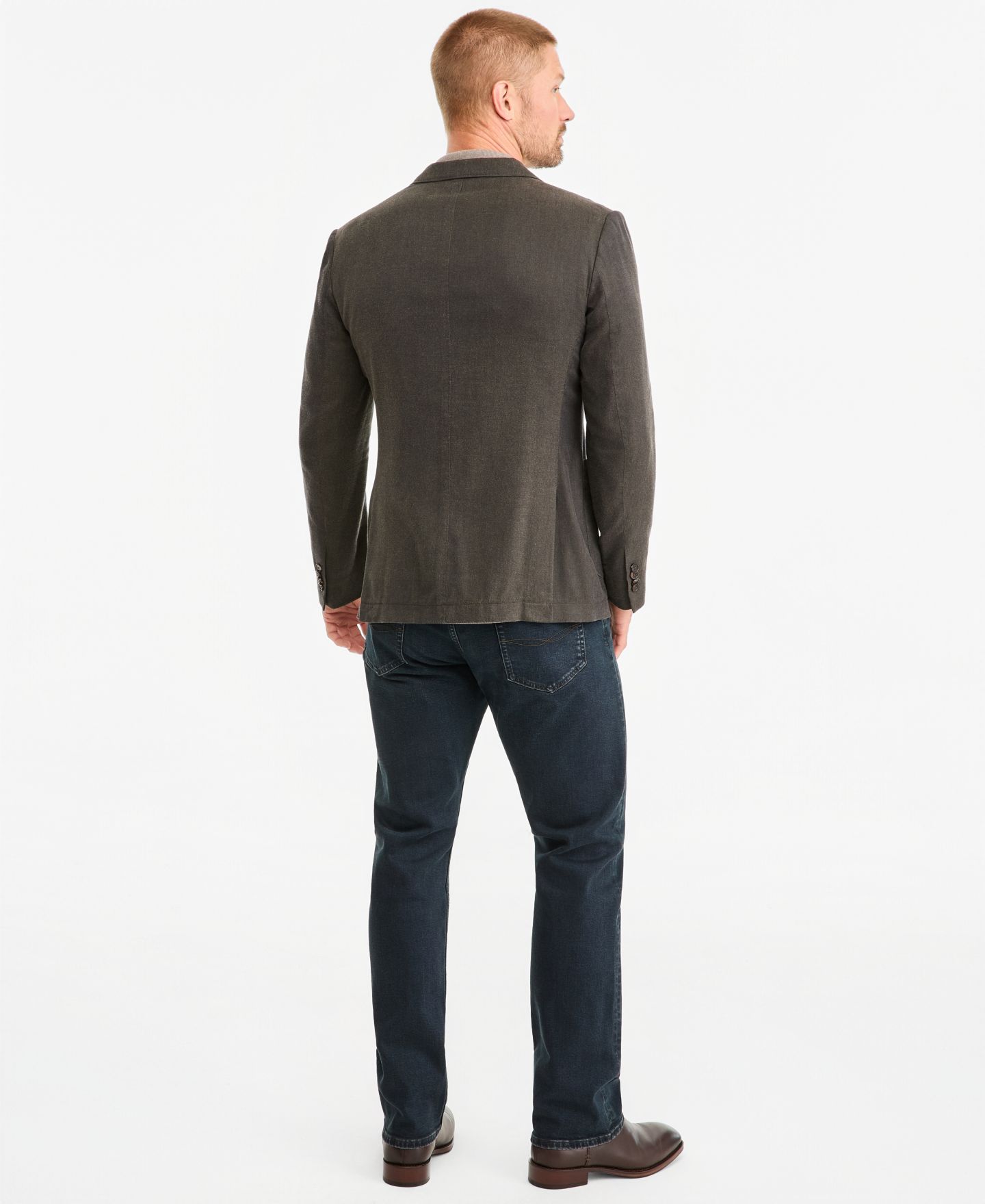 Мужской пиджак Rodd & Gunn Deveron Blazer, Gunn Polo & Linden Jeans, цвет: Синий / Чёрный — фото 3
