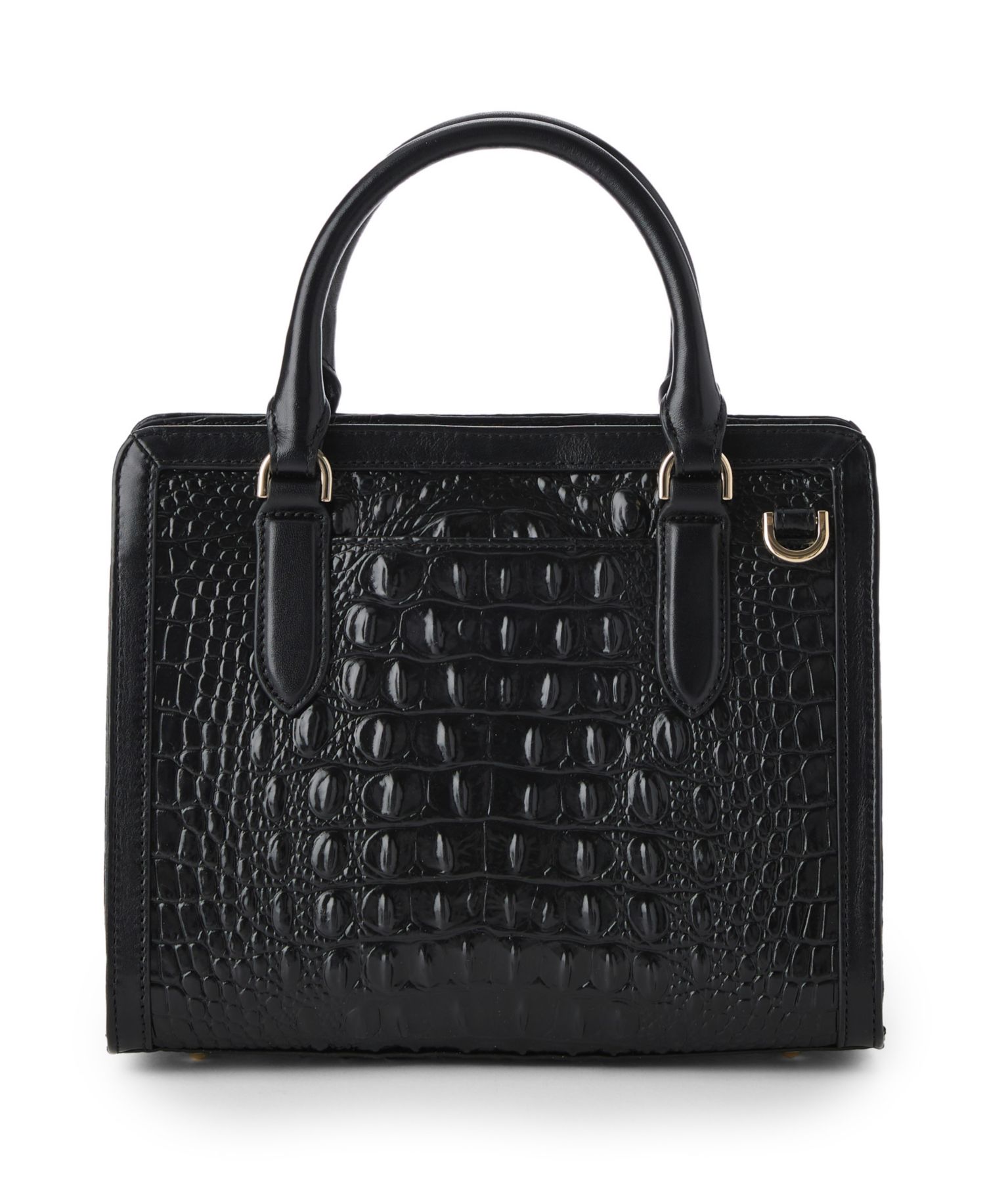 Cami Calgary Leather Ocelot Small Satchel Handbag
