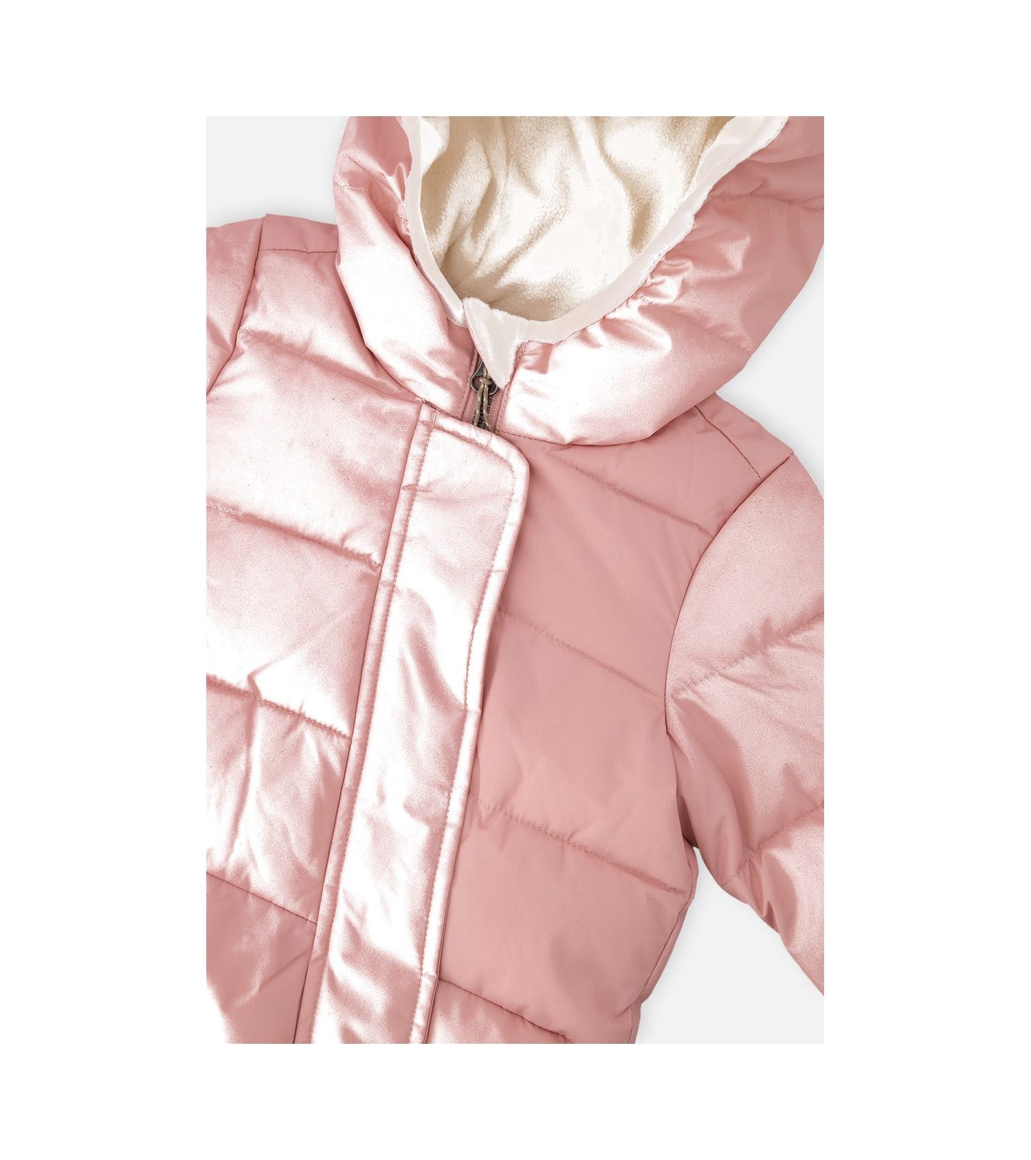 Baby Girls ( 3M to 24M ) Cloud One Piece Snowsuit Adapted for Car Seats Pale Dusty