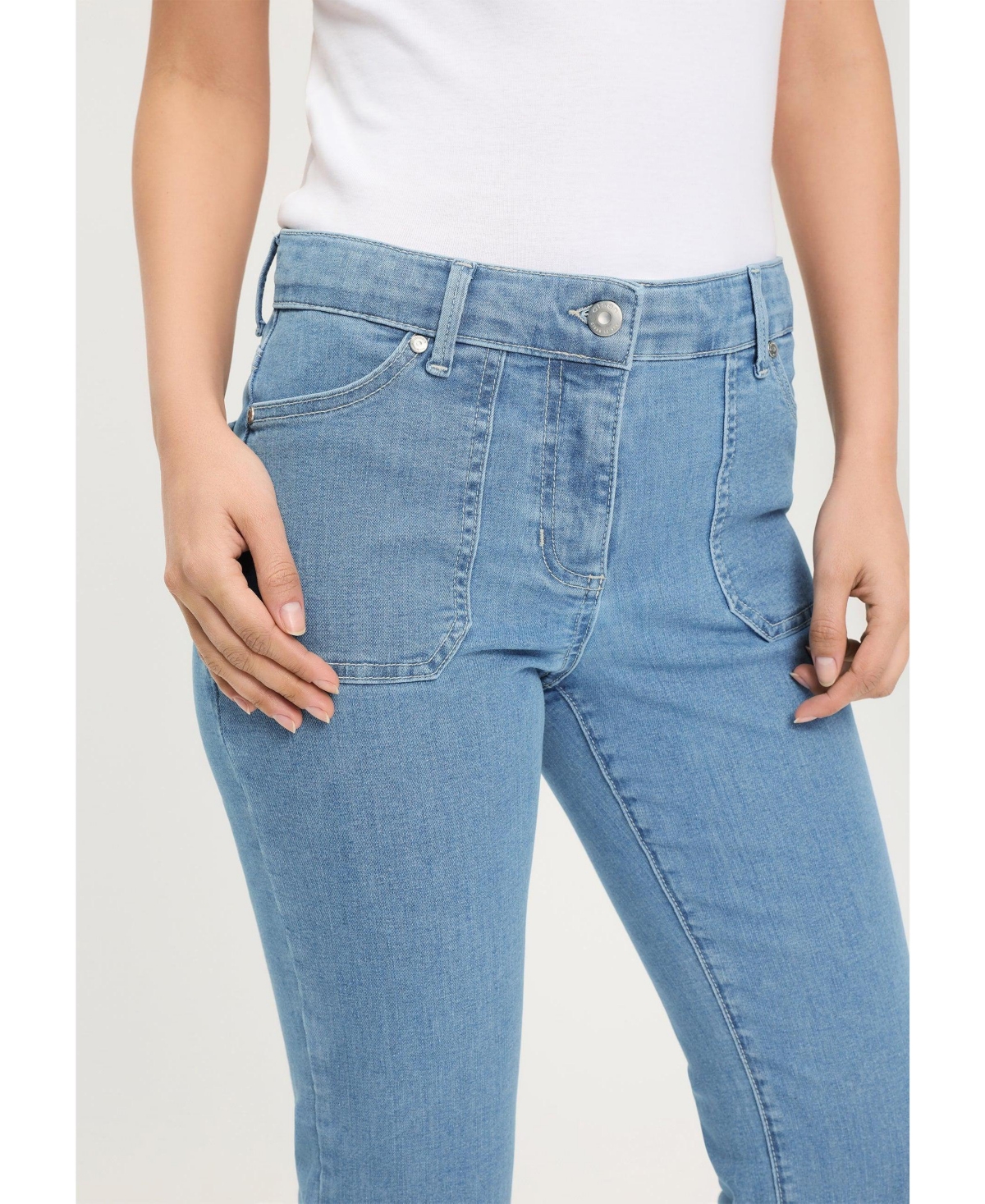 Olsen Women's Cropped Denim Jeans