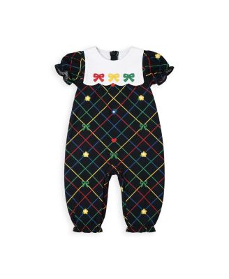 Baby Gir ( 3M to 24M ) l Printed Knit Longall With Bows  