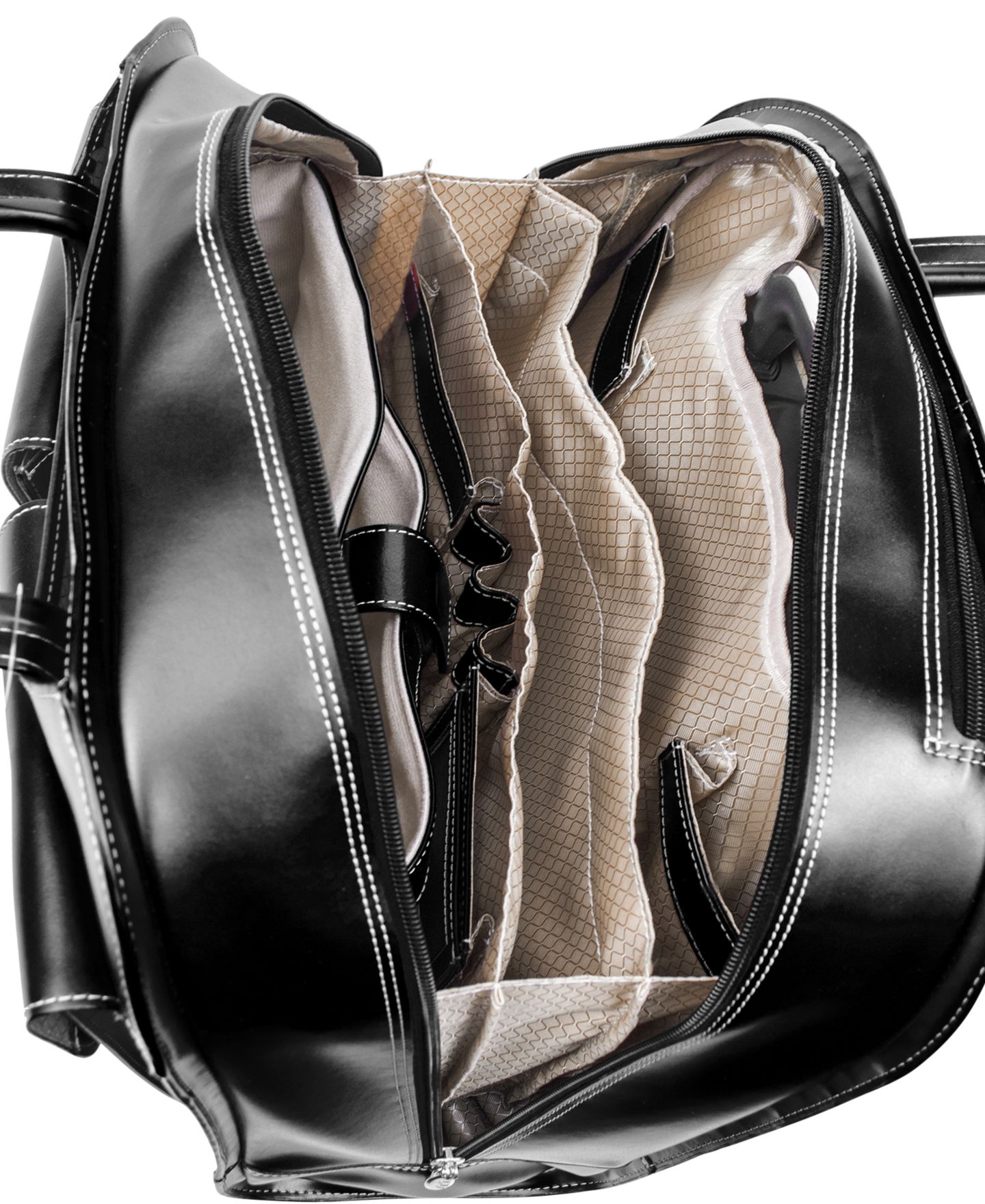 Сумка McKlein Davis Wheeled Briefcase, цвет: Чёрный — фото 2