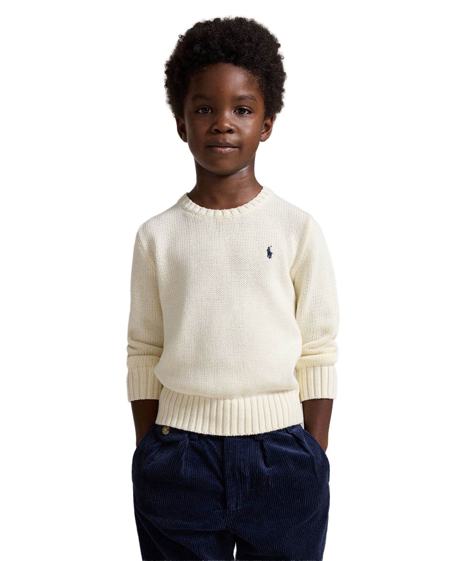 Boys' 2T-7 Crewneck Sweater