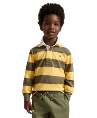 Boys' 2T-7 Iconic Long-Sleeve Rugby Shirt