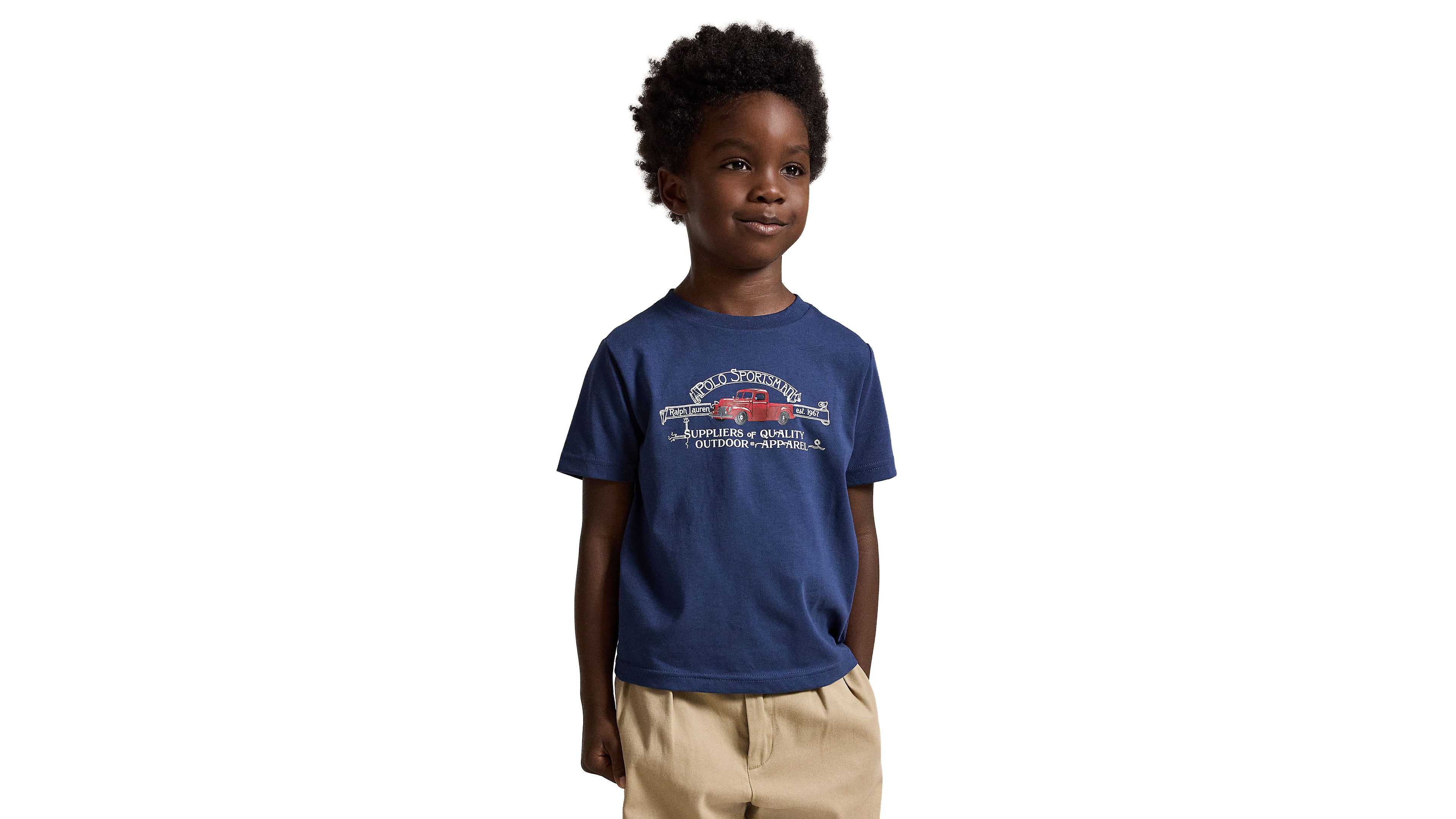 Polo Ralph Lauren Boys' 2T-7 Sportsman Jersey T-Shirt