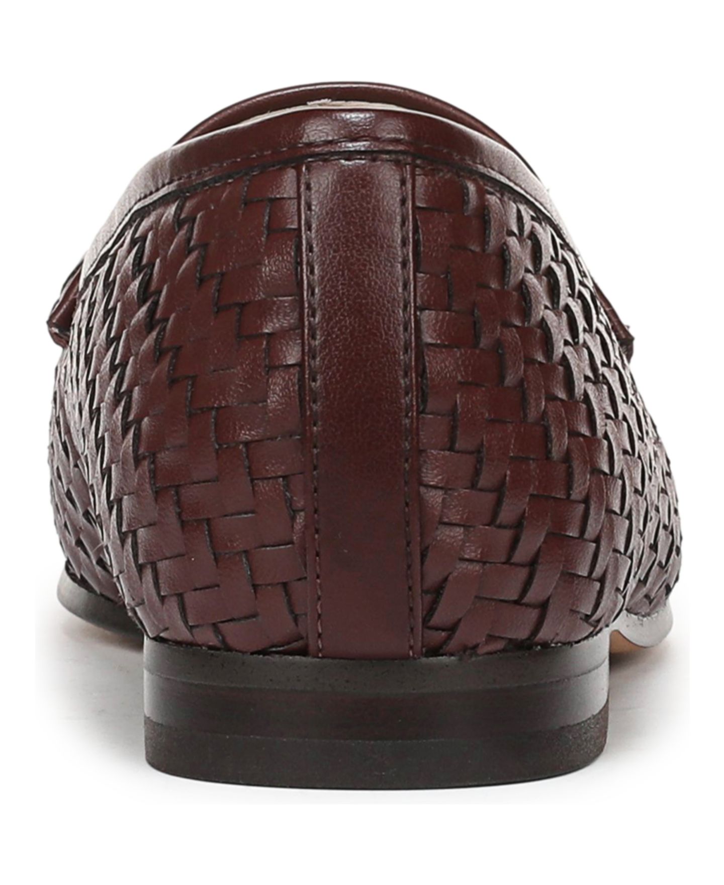 Женские туфли Sam Edelman Loraine Weave Bit Almond Toe, цвет: Бордовый кожаный — фото 3