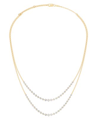 lab-Grown Diamond Necklace (5-1/4 ct. t.w.) in 14k Yellow Gold